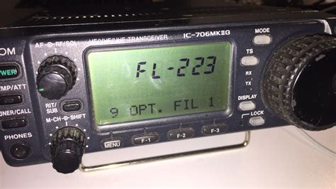 Installing a FL-223 in an IC706Mk2G - VK3BQ