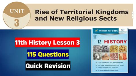 Rise Of Territorial Kingdoms And New Religious Sects Line By Line