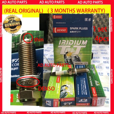 100 ORIGINAL DENSO Iridium Power IXEH22TT Spark Plug For Proton