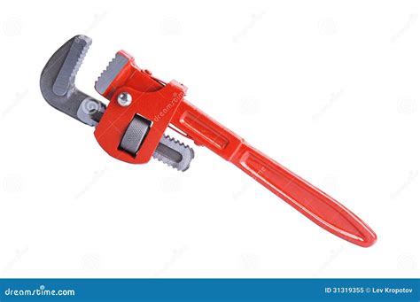 Pipe Wrench Stock Image Image Of Clamp Plumbing Isolated 31319355