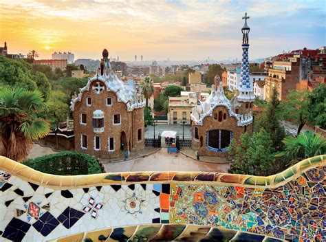 Park Guell In Barcelona 1000 Pieces Karmin International Puzzle