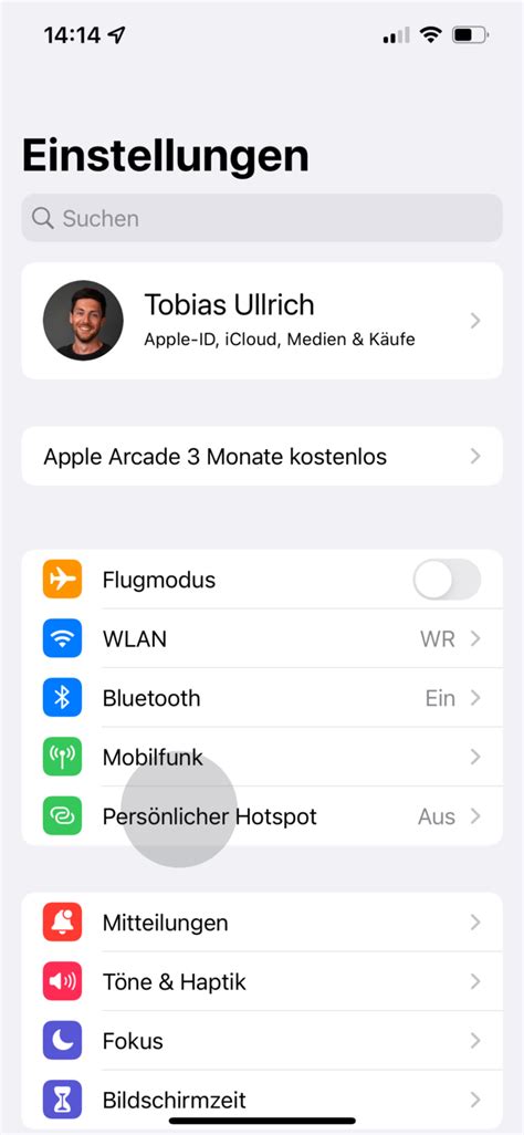 how to create a hotspot on iphone