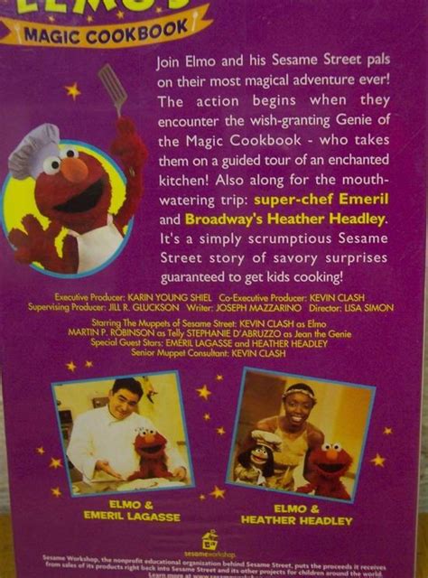 Sesame Street Elmo S Magic Cookbook Vhs Video New Ebay