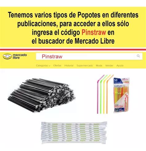 Popote De Papel Biodegradable Primo Caja Con 500 Piezas En Venta En