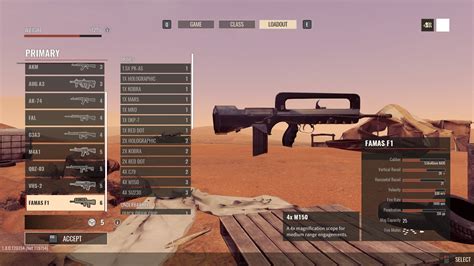 File Sandstorm FAMAS F1 Menu Internet Movie Firearms Database