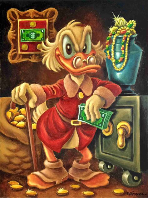 Uncle Scrooge Tribute To Carl Barks Corner Art