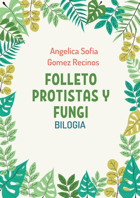 Resumen De Reino Protista Y Fungi Angelica Gomez UDocz