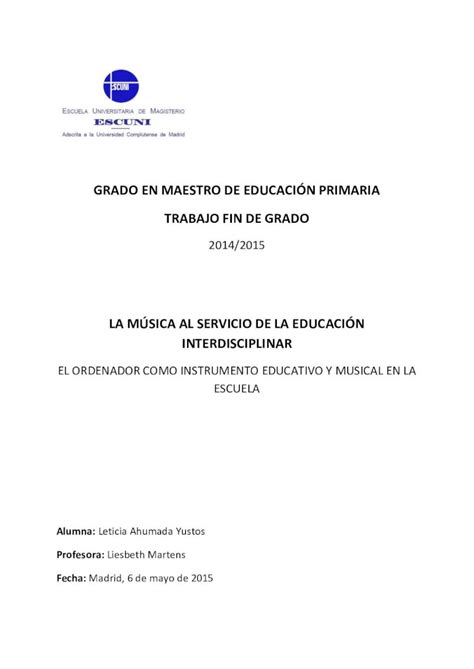 Pdf Grado En Maestro De Educaci N Primaria Pdf Filegrado En Maestro