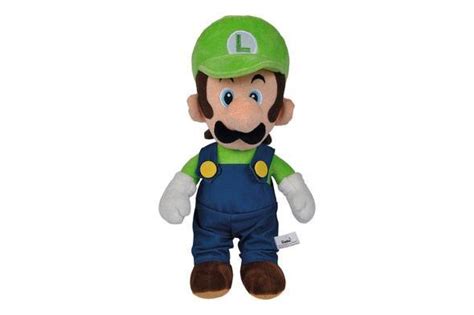 Super Mario Bros Pluche Knuffel Luigi Cm