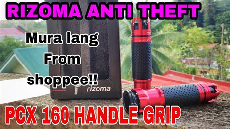 PCX 160 RIZOMA HANDLE GRIP MAGANDA BA YouTube