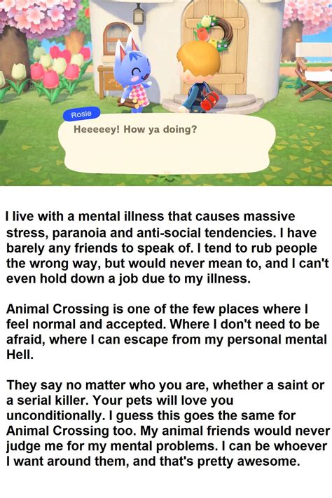 Why Animal Crossing helps me so much