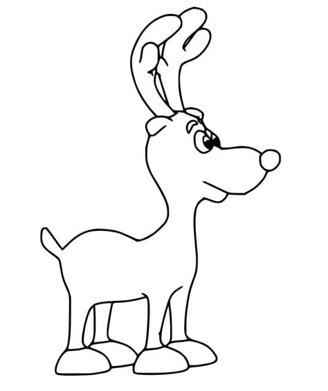 Coloriage Faon Pour les Enfants télécharger et imprimer gratuit sur