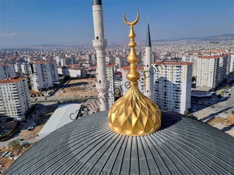 Şahinbey Millet Camii Türkiyenin En Büyük Fiberglass Alemi