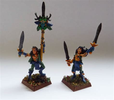 WOOD ELVES Wardancer Musician From Command 1 Warhammer Fantasy METAL