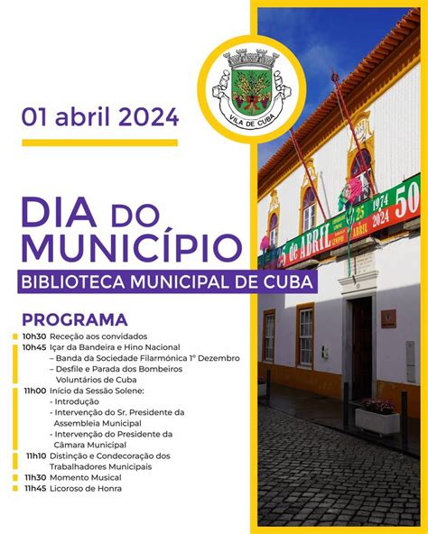 Cuba Celebra Dia Do Munic Pio R Dio Vidigueira