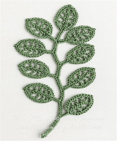 Crochet Leaf Patterns And Vine Patterns Crochet News