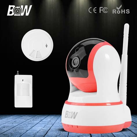 BW P2P 720P HD IP Camera H 264 WiFi Wireless Infrared Motion Sensor