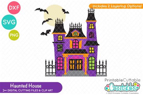 Halloween Haunted House SVG File