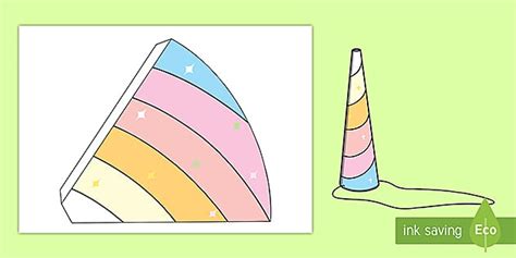 Unicorn Horn Template Teacher Made Twinkl