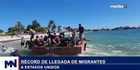 R Cord De Llegada De Migrantes Cubanos A Estados Unidos Mega Tv