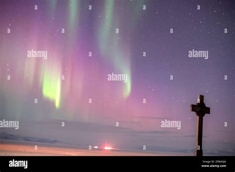 Aurora Australis McMurdo Antarctica Stock Photo - Alamy