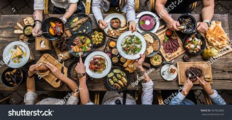 Table Food Top View Stock Photo 467823860 | Shutterstock