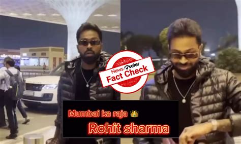 Fact Check Video Claiming Cricketer Rohit Sharmas Fans Heckled Hardik