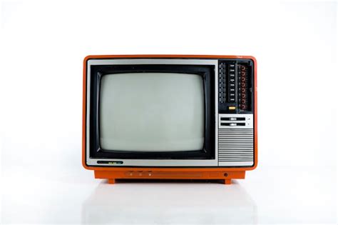 Premium Photo Vintage Tv Set Isolated Retro Television Old Vintage