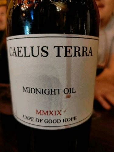 Caelus Terra Midnight Oil Vivino Australia