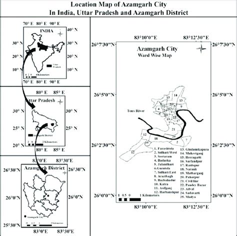 Location Map of Azamgarh City | Download Scientific Diagram