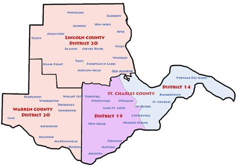 Tri County Intergroup Tri County District Map