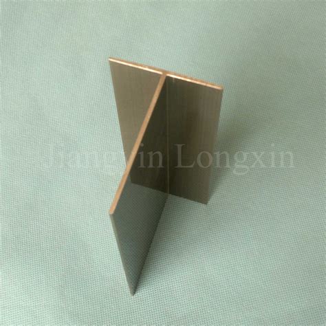 Brown Anodized T Shape Aluminium Profile From China Manufacturer Lslc