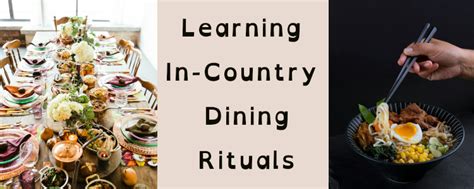 Learn In-Country Dining Rituals - RPCV Health Crusade