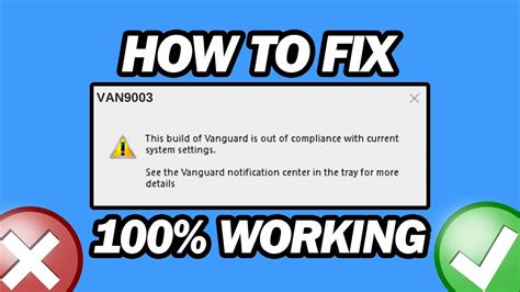 Fix VAN9003 Valorant Windows 11 Fix This Build Of Vanguard Is Out Of