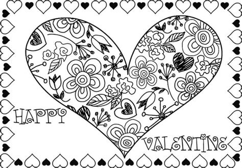 20 Free Printable February Coloring Pages