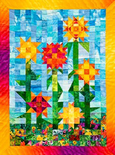 Block Pattern Quilt Sunflower – Patterns Gallery