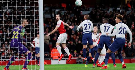 Arsenal Vs Tottenham Recap Alli And Son Put Spurs Into Carabao Cup Semi Final Mirror Online