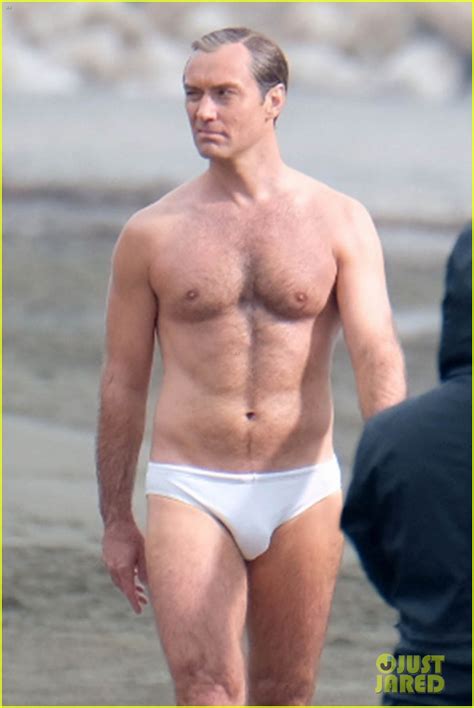 Jude Law Leaves Nothing To The Imagination In These Shirtless Speedo