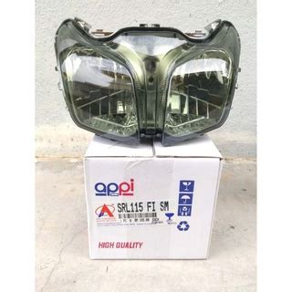 Srl Srl Fi Head Lamp Assy Appi Smoke Clear Shopee Malaysia