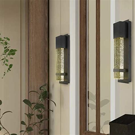 Emliviar Indoor Outdoor LED Wall Sconce Light Modern Wall Lamp In