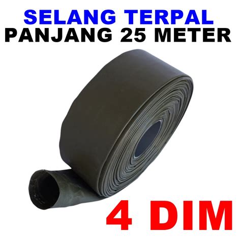 Jual Selang Drip Irigasi Terpal Orchid Semi Karet Dim Panjang