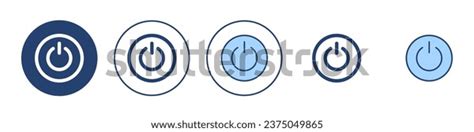 Power Icon Vector Power Switch Sign Stock Vector (Royalty Free ...