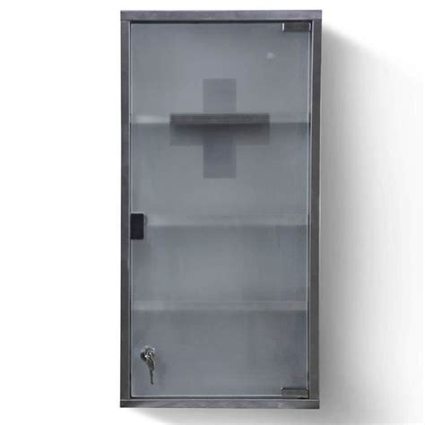 Armoire Pharmacie Murale X X Cm Porte Serrure Meuble