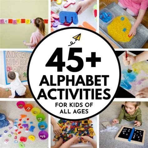 45+ Alphabet Activities for Kids - Busy Toddler