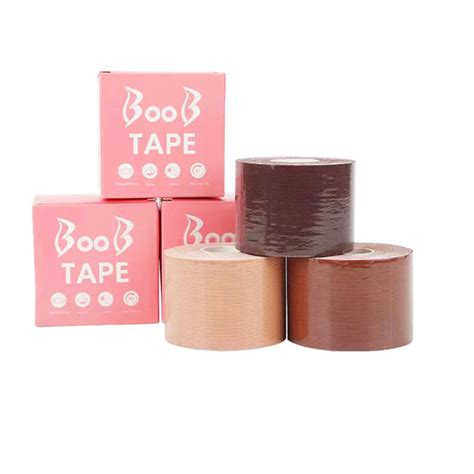 Women Nude Body Tape Box Included Invisible Bra Waterproof Hypoallergenic Breast Lift Boob Push