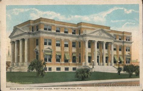 Palm Beach County Court House West Palm Beach, FL Postcard