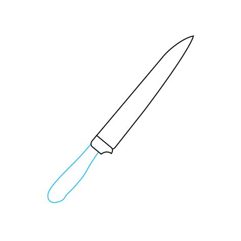 How To Draw A Knife Step By Step