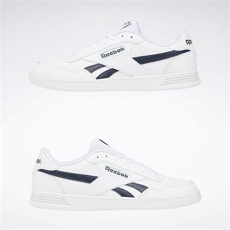 Reebok Court Advance Shoes In Cloud White Cloud White Vector Navy Reebok Online Shop Germany