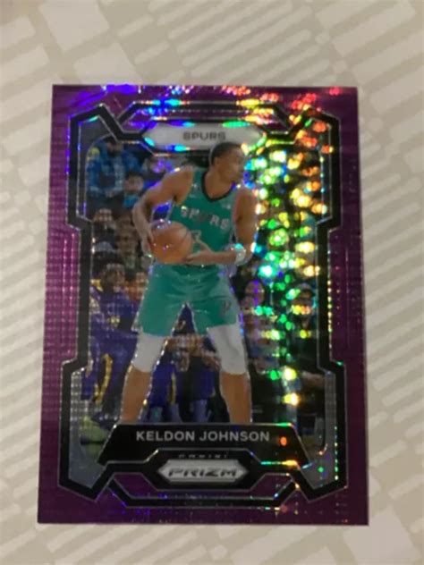 PANINI PRIZM KELDON Johnson Pulsar Violet 12 35 San Antonio Spurs EUR