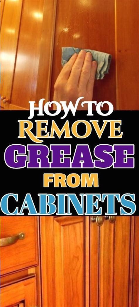 How To Remove Grease From Your Wooden Cabinets In